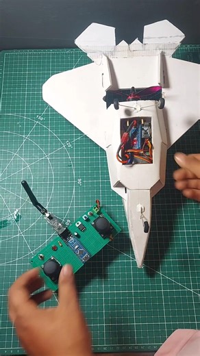 Amazing DIY Fighter Jet Plane ✈️ | Homemade Jet Plane #Shorts