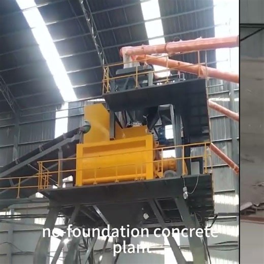 Large-scale, high-output concrete batching plant