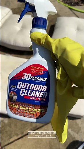 Shocked at How Well This Cleans Outdoor Cushions! #patiofurniture #outdoorliving