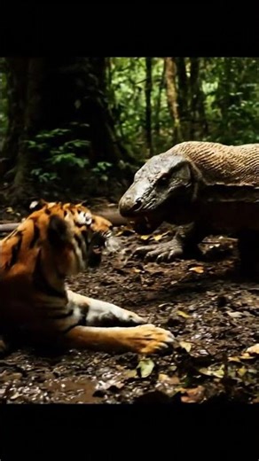 Power vs Fury Tiger vs Dragon Battle #tiger #dragon