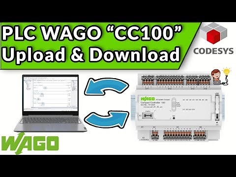 🔵✅UPLOAD & DOWNLOAD PROJECT PLC WAGO CC100 ((751-9301))