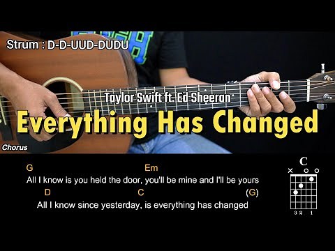 Everything Has Changed - Taylor Swift ft. Ed Sheeran | EASY Guitar Tutorial Chords - Guitar Lessons