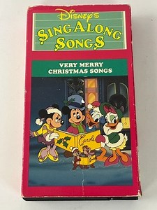 Disney Sing Along Songs Very Merry Christmas Songs VHS Tape Video Walt | eBay