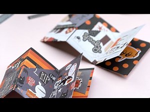 Halloween Mini Albums One Page Wonders with 6x6 & 12x12 Paper Easy as 🎃