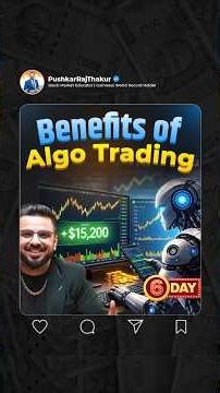 Benefits Of Algo Trading!