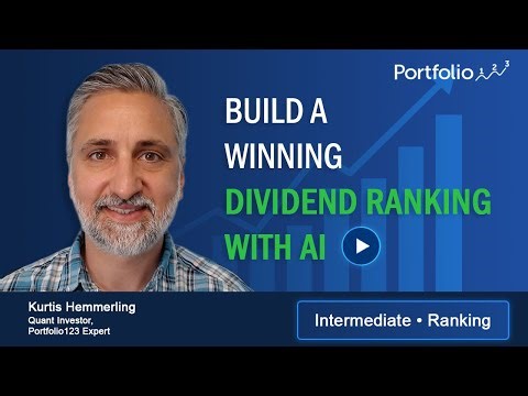 Dividend Ranking Tutorial Using AI & Machine Learning to Find Outperforming Factors