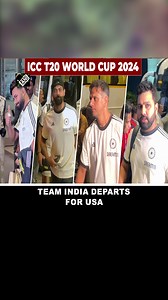 T20 World Cup 2024: Team India departs for New York #ICCT20WorldCup2024 #teamindia #ICCWorldCup #bleedblue #newyork #westindies | Asian News International (ANI)