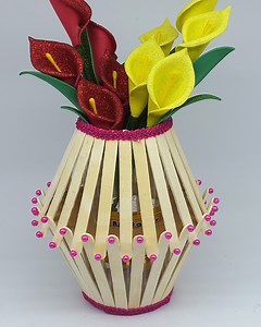 20K views · 241 reactions | Most beautiful & easy flower vase making very easy instruciton step by step at home #diy #handmade #flowervase | Origami Art & Crafts | Facebook