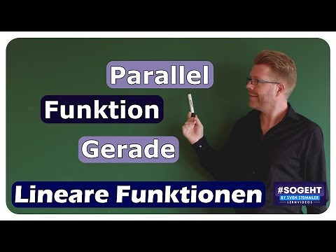 Parallele Funktionen / Geraden - Lineare Funktionen - einfach und anschaulich erklärt