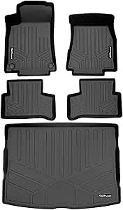 SMARTLINER - Custom Fit 2 Row Floor Mat Liner & Cargo Liner Set - Compatible with 2021-2025 Mercedes-Benz AMG GLA 35