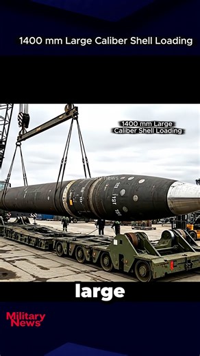 1400 mm Large Caliber Shell Loading | military news