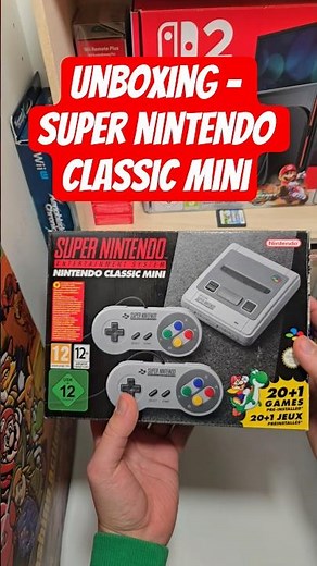 Unboxing the Super Nintendo Classic mini #snes#snesclassic #retrogaming