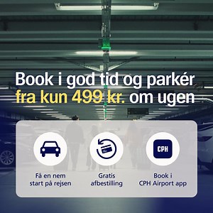Tiden flyver, når du tager den rareste vej til lufthavnen ✈️🚗 Book nemt via vores App, og med nummerpladegenkendelse, kører du bare direkte ind og finder en plads. Nyd ferien og glæd dig ved tanken om, at din egen bil står og venter, når du kommer hjem igen 📲✈️🚗 | Copenhagen Airport (CPH)