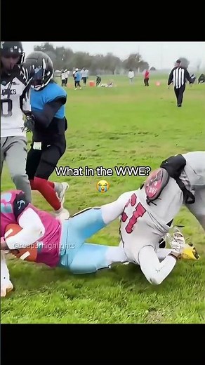 Rey Mysterio playing football 🤣 #americanfootball