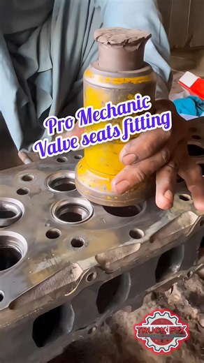 Head Valve Seat Fitting Process | Complete Engine Rebuilding & Repair Guide #engine #mechanic #short