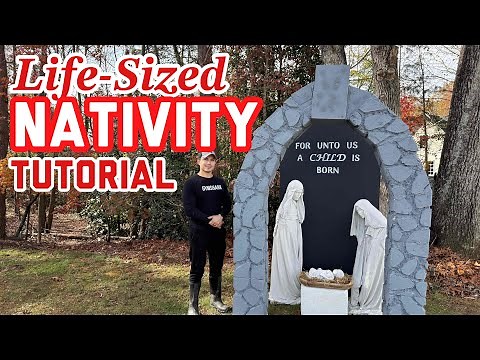 DIY Life-Sized Nativity Scene: Complete Tutorial!