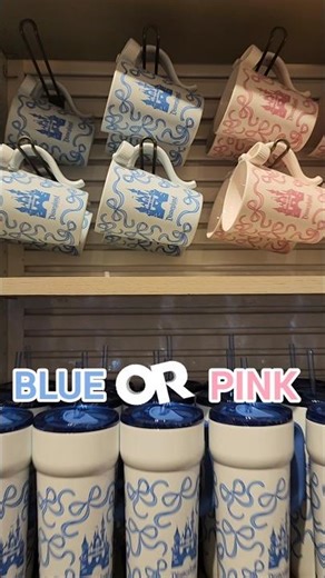 Disneyland's New Starbucks Cups 🩵🩷 #cups #starbucks #disneyland #coffee #newfinds #trendingshorts