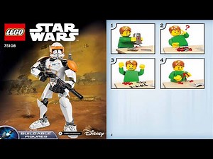 LEGO Instructions - Star Wars - 75108 - Clone Commander Cody - Buildable Figures