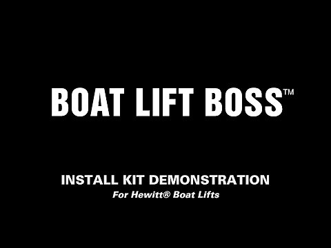 Boat Lift Boss Installation Kit Demo (3011.7207 Install Kit)