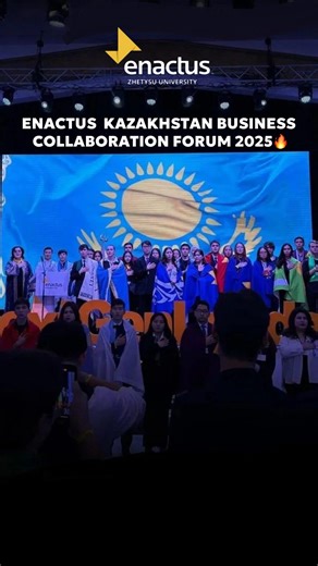 Enactus Zhetysu on Instagram: "ENACTUS KAZAKHSTAN BUSINESS COLLABORATION FORUM🔥"
