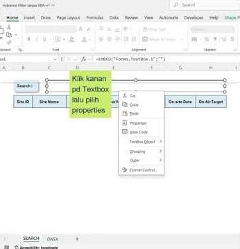 Advanced SEARCH data tanpa kode VBA #excel #exceltips #tutorial #exceltricks