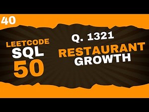 1321. Restaurant Growth – 📊 SQL Rolling Average Made Simple!