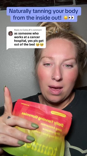 Replying to @Carley ❥ naturally tanning your body from the inside out and staying out of tanning beds! #tan ##tanningbed##naturaltanning