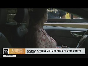 WATCH: Woman smoking pipe causes major disturbance at Carl’s Jr. drive-thru