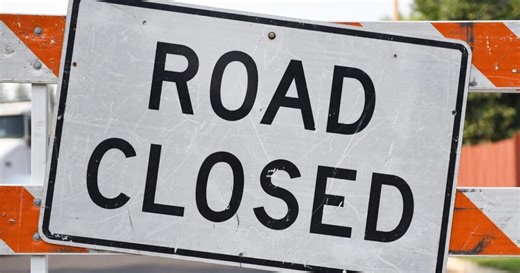 Multiple road closures in Bowie County