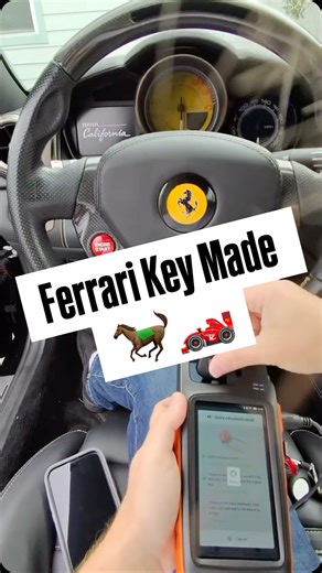 Daytona Beach Car Keys on Instagram: "Most locksmiths can’t do this… Ferrari California 🔑🐎 #Ferrari #FerrariCalifornia #ExoticCars #SkilledTrades #automotivelocksmith"