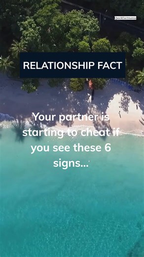 202K views · 1.5K reactions | 6 SIGNS your partner is cheating #relationshipfacts #viral #trendingpost #dailyfacts #watchme #facts #followusonfacebook | QuickFactmania | Facebook