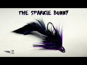 Sparkle Bunny Drop Shot Bass Fly - Instructional Fly Tying Demo