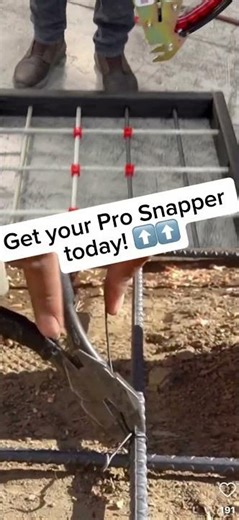Sick of Hunching Over? Pro Snapper™ vs. Manual Rebar Tying – See the Difference!