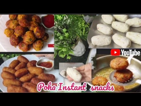10 min Snacks Recipe - Poha Easy Recipe - Easy Poha Starter recipe Snacks