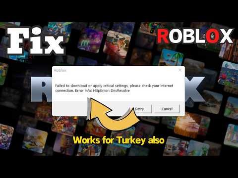 Roblox failed to download or apply critical settings