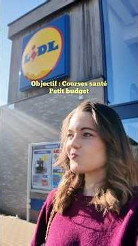 Budget-friendly healthy shopping at Lidl