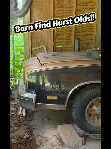 Barn Find Hurst Olds W30 car! #carsoftiktok #viral #foryoupage #barnfind #fyp