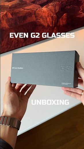 New smart glasses in the studio! 👓 Even G2 + R1 Ring. Link: https://evenrealities.bio/2ak