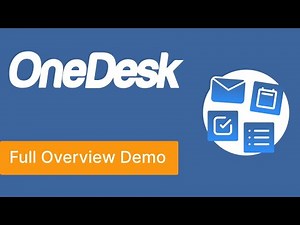 OneDesk - Work Management (All Features) Demo - 2025