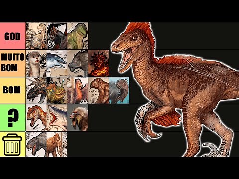 TIER LIST COMPLETA I Os melhores dinossauros/criaturas do ARK Survival Evolved