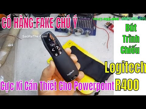 R400 Logitech - Bút Trình Chiếu Cực Kì Cần Thiết Cho Giáo Viên Dạy Slide