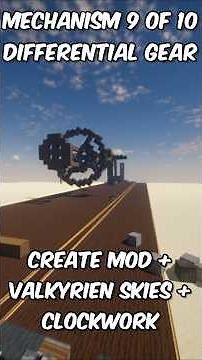 Minecraft Mechanisms: DifferentialGear - Create Mod + Valkyrien Skies + Clockwork