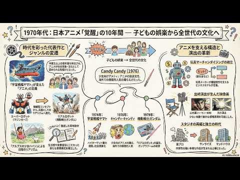 現代アニメを鍛え上げた10年｜1970年代の革命をわかりやすく解説