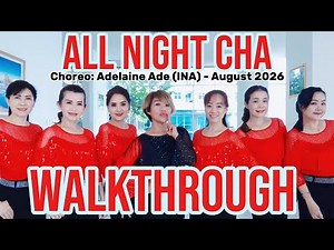All Night Cha - Line Dance - Walkthrough