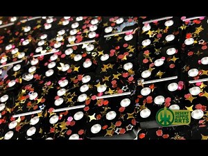 How to Make a Sparkling Resin Dominoes Set Start to Finish