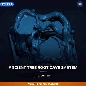 Ancient Tree Root Cave System STL File | 3D Printable | Digital Download - Etsy UK