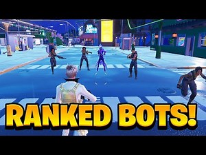 How To Get BOT LOBBIES in Fortnite Ranked!