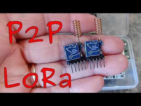 Peer-to-Peer LoRa Test: Reyax RYLR998 - ESP32 - MicroPython