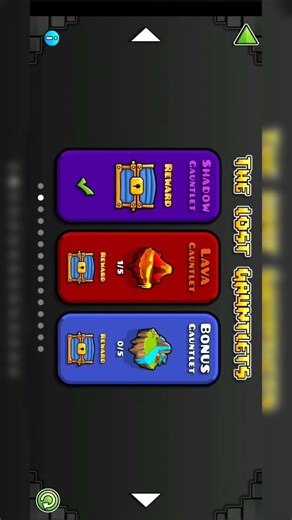 What you get after completing shadow gauntlet in geometry dash👀