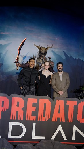 273K views · 7.7K reactions | The stars in Genna shine bright. Elle Fanning, Dimitrius Schuster-Koloamatangi, and Director Dan Trachtenberg join fans at the US premiere of Predator: Badlands. Get tickets to see it this Friday: Fandango.com/PredatorBadlands | 20th Century Studios | Facebook